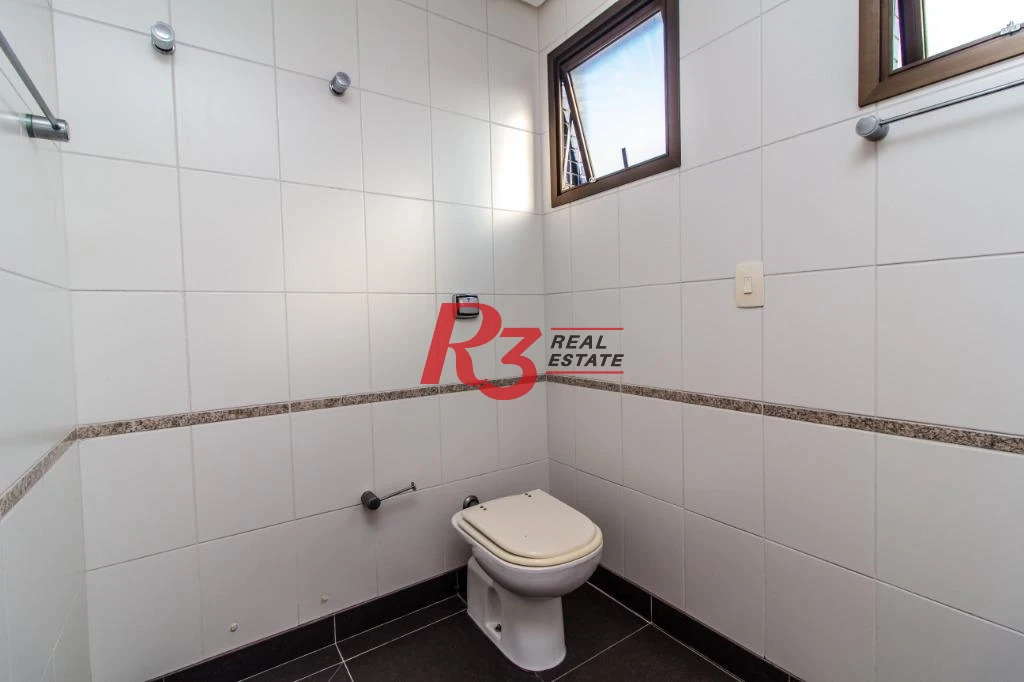 Apartamento com 4 dormitórios para alugar, 212 m² por R$ 18.000,00/mês - Boqueirão - Santos/SP