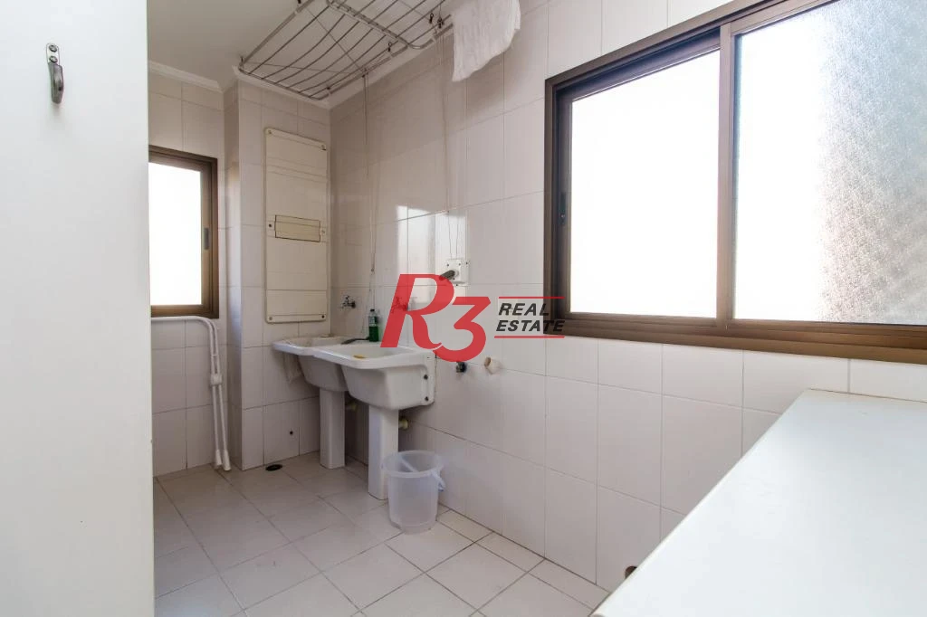 Apartamento com 4 dormitórios para alugar, 212 m² por R$ 18.000,00/mês - Boqueirão - Santos/SP