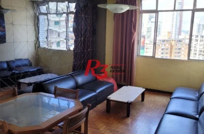 Apartamento à venda, 85 m² por R$ 640.000,00 - Gonzaga - Santos/SP