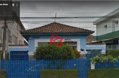 Terreno à venda, 490 m² por R$ 1.700.000,00 - Macuco - Santos/SP