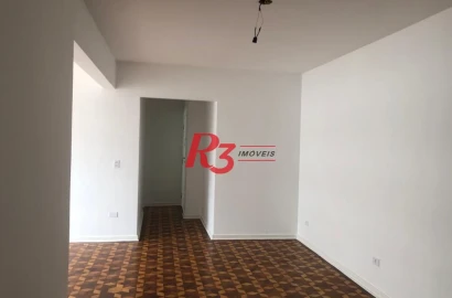 Apartamento com 3 dormitórios para alugar, 131 m² por R$ 4.900,02/mês - Embaré - Santos/SP