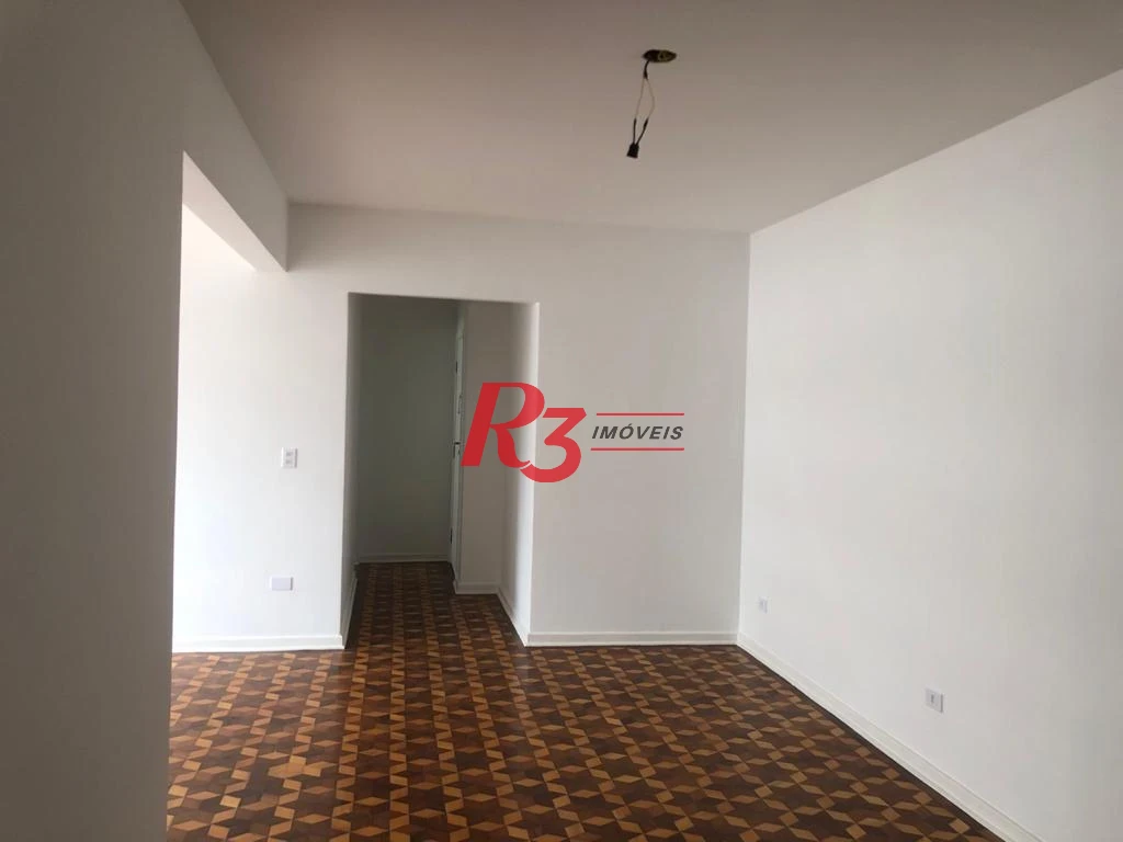 Apartamento com 3 dormitórios para alugar, 131 m² por R$ 4.900,02/mês - Embaré - Santos/SP