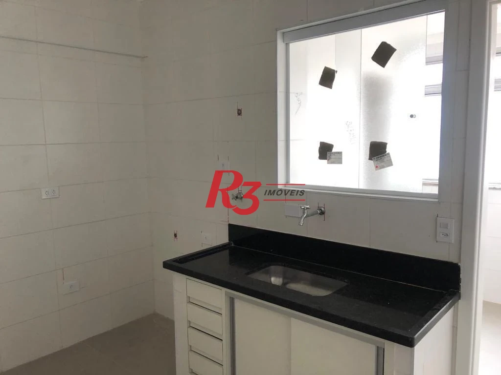 Apartamento com 3 dormitórios para alugar, 131 m² por R$ 4.900,02/mês - Embaré - Santos/SP