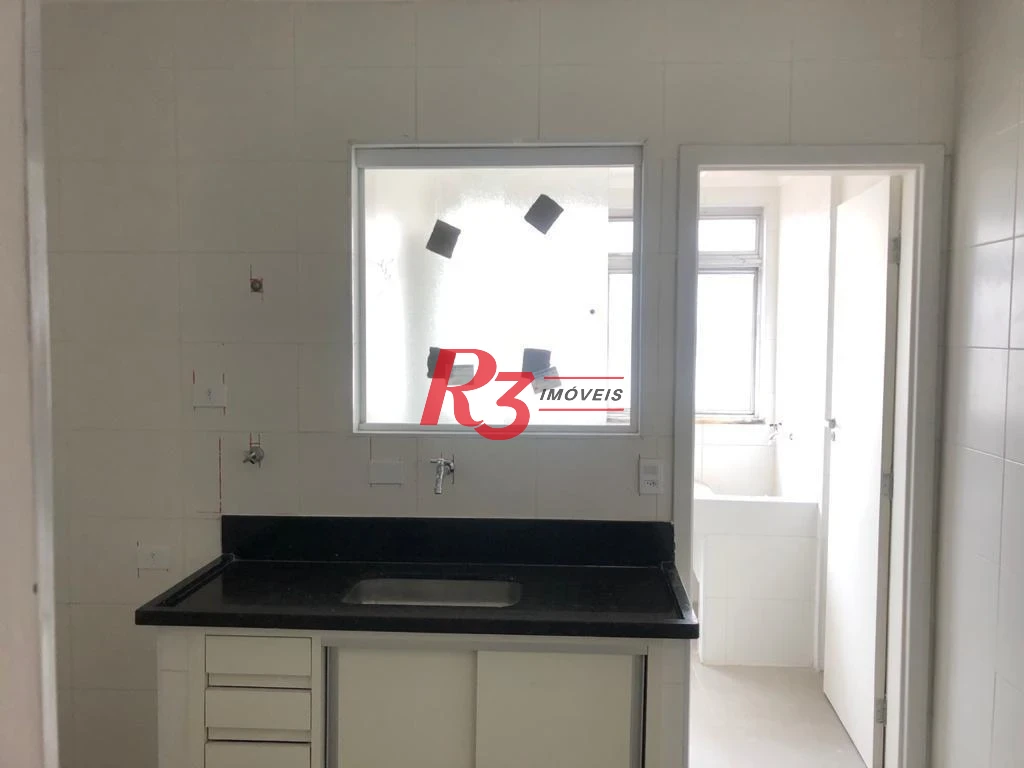 Apartamento com 3 dormitórios para alugar, 131 m² por R$ 4.900,02/mês - Embaré - Santos/SP
