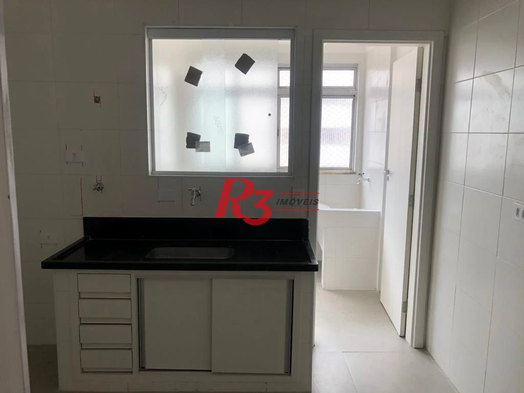Apartamento com 3 dormitórios para alugar, 131 m² por R$ 4.900,02/mês - Embaré - Santos/SP