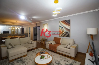 Apartamento à venda, 204 m² por R$ 2.500.000,00 - Boqueirão - Santos/SP
