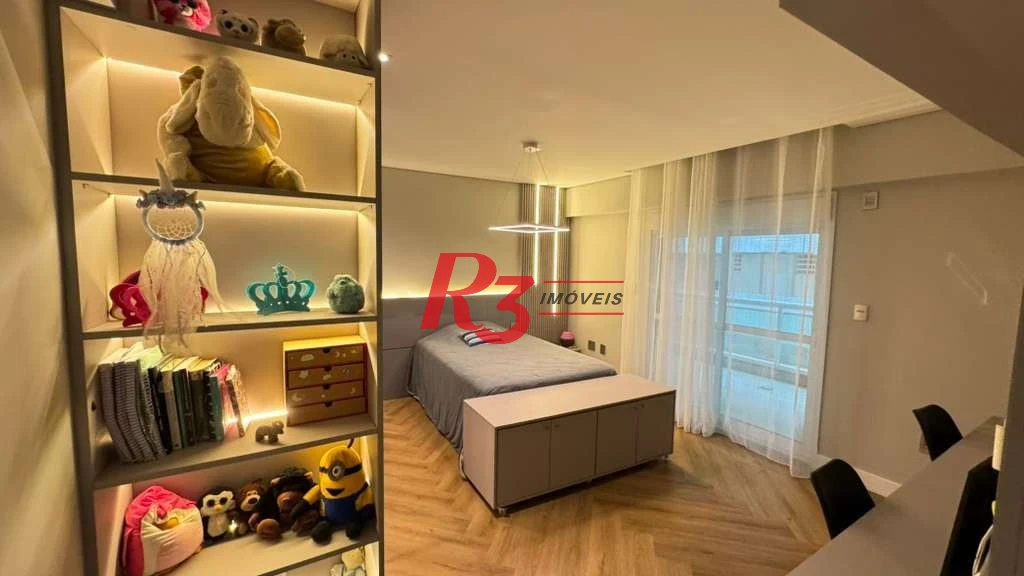 Apartamento à venda, 360 m² por R$ 7.000.000,00 - Gonzaga - Santos/SP