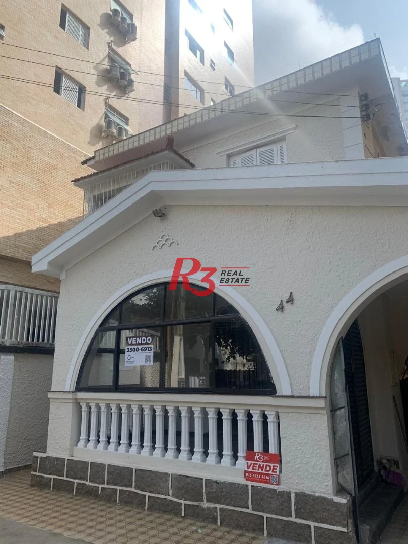 Sobrado com 4 dormitórios, 338 m² - venda por R$ 2.340.000,00 ou aluguel por R$ 13.000,00/mês - Boqueirão - Santos/SP