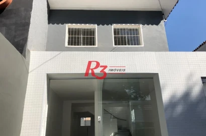 Sobrado para alugar, 140 m² por R$ 10.000,00/mês - Vila Matias - Santos/SP