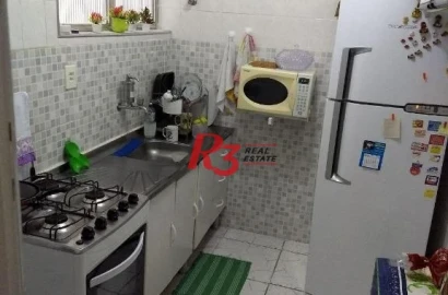 Apartamento com 2 dormitórios à venda, 70 m² por R$ 430.000,00 - Gonzaga - Santos/SP