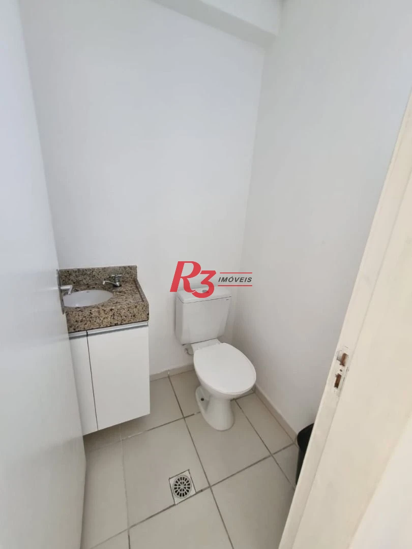 Sala para alugar, 65 m² por R$ 3.500,02/mês - Embaré - Santos/SP