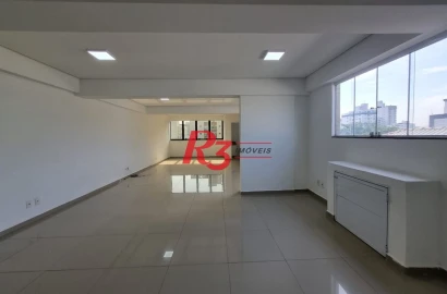 Sala para alugar, 65 m² por R$ 3.500,02/mês - Embaré - Santos/SP