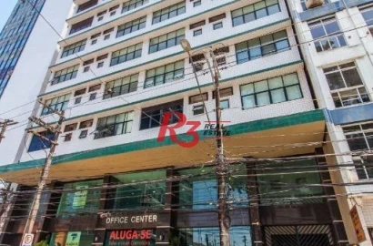 Sala para alugar, 75 m² - Centro - Santos/SP