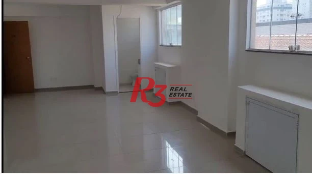 Sala para alugar, 42 m² por R$ 3.000,00/mês - Embaré - Santos/SP