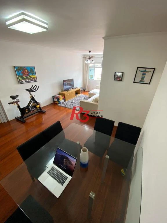 Apartamento com 2 dormitórios à venda, 105 m² por R$ 670.000,00 - Marapé - Santos/SP