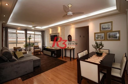 Apartamento com 2 dormitórios à venda, 109 m² por R$ 650.000,00 - José Menino - Santos/SP