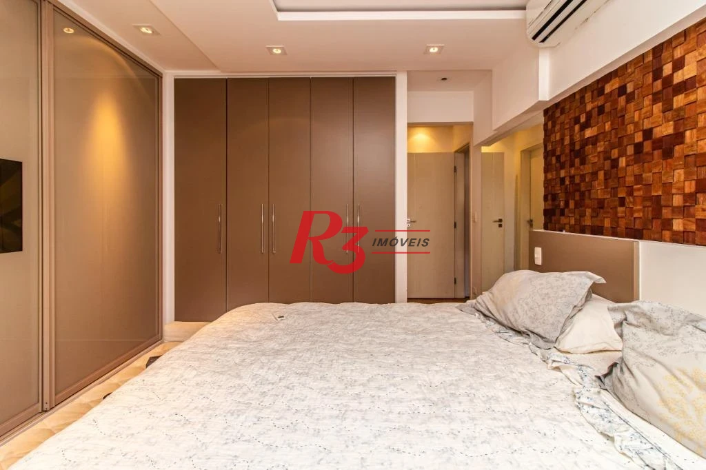 Apartamento com 3 dormitórios à venda, 197 m² por R$ 1.190.000,00 - Gonzaga - Santos/SP