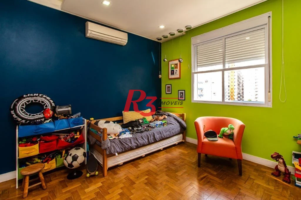 Apartamento com 3 dormitórios à venda, 197 m² por R$ 1.190.000,00 - Gonzaga - Santos/SP
