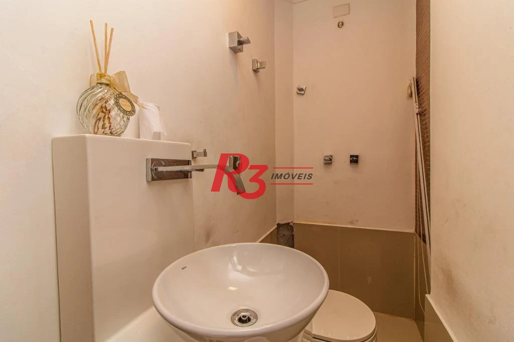 Apartamento com 3 dormitórios à venda, 197 m² por R$ 1.190.000,00 - Gonzaga - Santos/SP