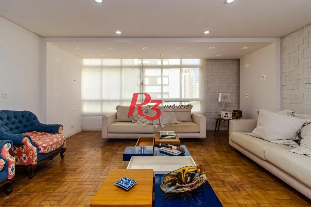 Apartamento com 3 dormitórios à venda, 197 m² por R$ 1.190.000,00 - Gonzaga - Santos/SP