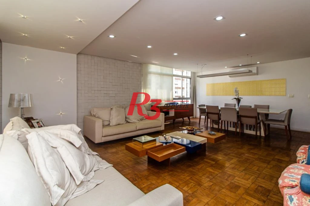 Apartamento com 3 dormitórios à venda, 197 m² por R$ 1.190.000,00 - Gonzaga - Santos/SP