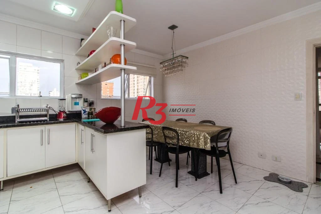 Apartamento à venda, 210 m² por R$ 1.915.000,00 - Embaré - Santos/SP
