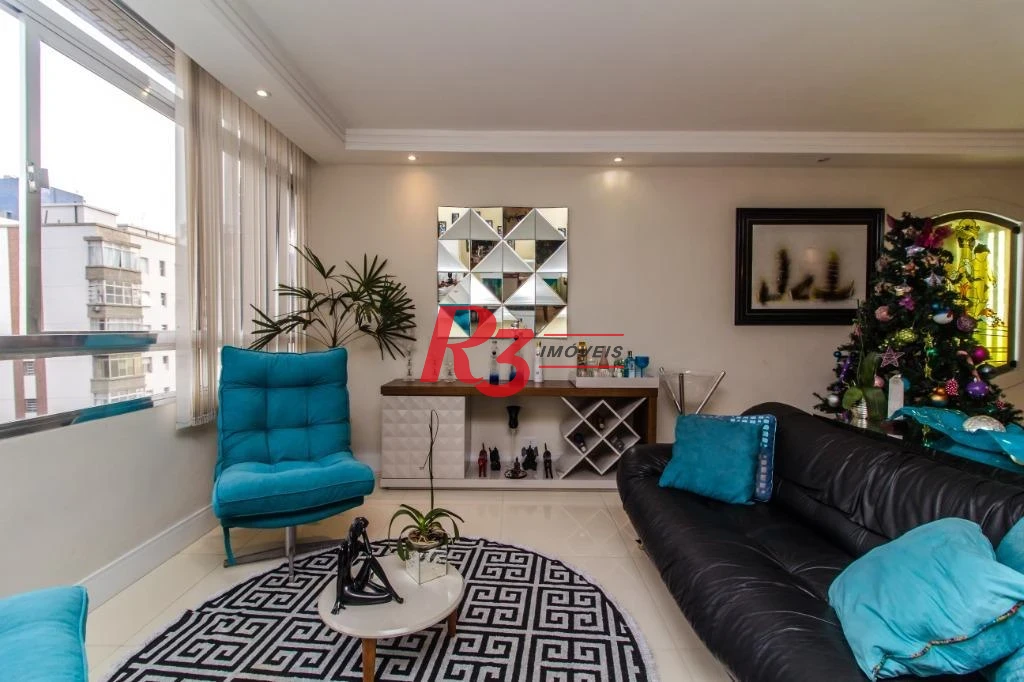 Apartamento à venda, 210 m² por R$ 1.915.000,00 - Embaré - Santos/SP