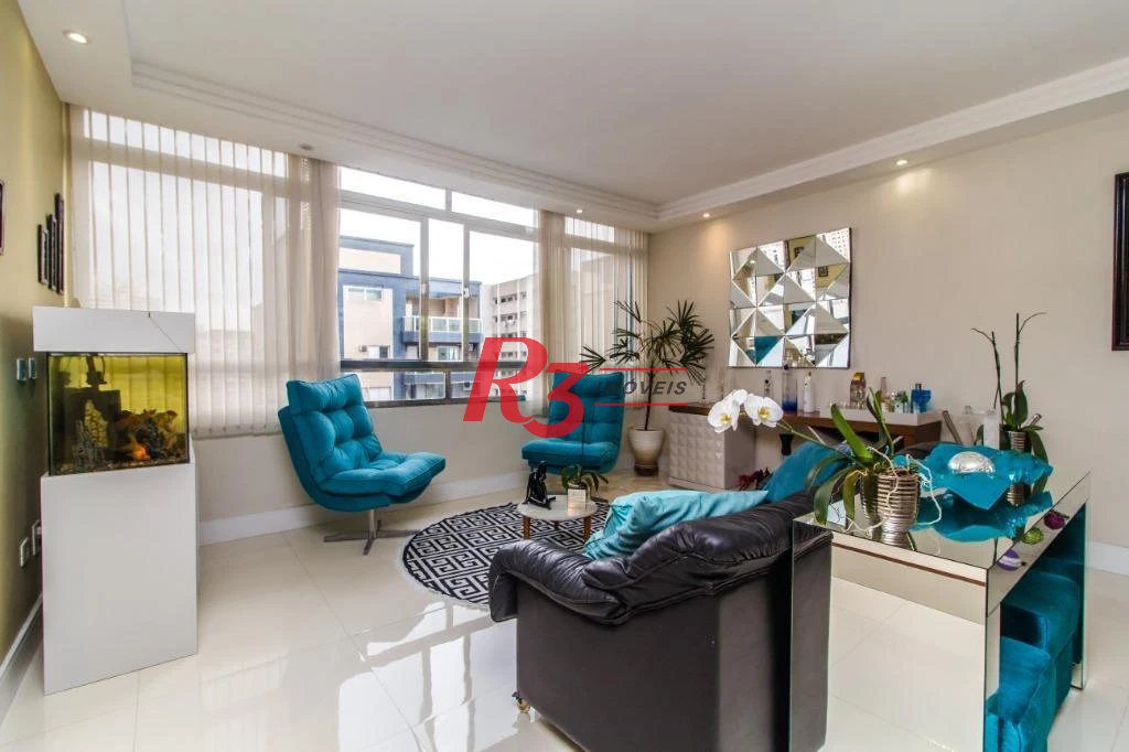 Apartamento à venda, 210 m² por R$ 1.915.000,00 - Embaré - Santos/SP