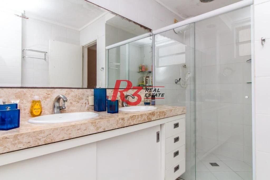 Apartamento com 3 dormitórios à venda, 160 m² por R$ 750.000,00 - José Menino - Santos/SP