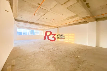 Sala para alugar, 139 m² por R$ 11.495,79/mês - Gonzaga - Santos/SP