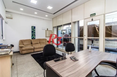 Loja, 340 m² - venda por R$ 2.600.000,00 ou aluguel por R$ 8.486,03/mês - Paquetá - Santos/SP