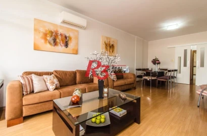 Apartamento com 3 dormitórios à venda, 166 m² por R$ 1.660.000,00 - Aparecida - Santos/SP