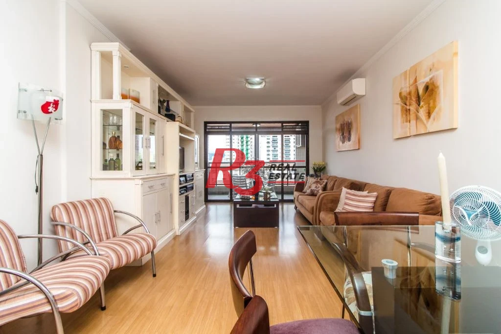 Apartamento com 3 dormitórios à venda, 166 m² por R$ 1.660.000,00 - Aparecida - Santos/SP