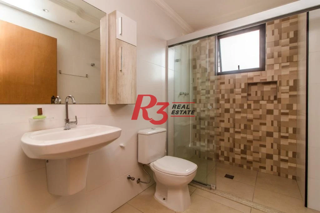 Apartamento com 3 dormitórios à venda, 166 m² por R$ 1.660.000,00 - Aparecida - Santos/SP