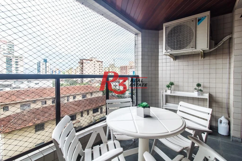 Apartamento com 3 dormitórios à venda, 166 m² por R$ 1.660.000,00 - Aparecida - Santos/SP