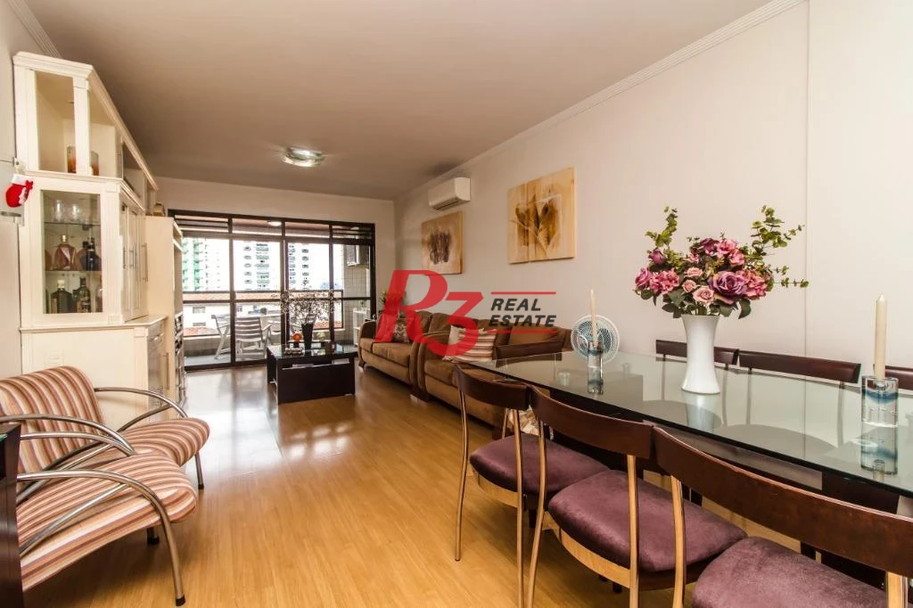 Apartamento com 3 dormitórios à venda, 166 m² por R$ 1.660.000,00 - Aparecida - Santos/SP