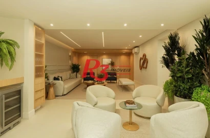 Apartamento com 3 dormitórios à venda, 235 m² por R$ 2.990.000,00 - Gonzaga - Santos/SP