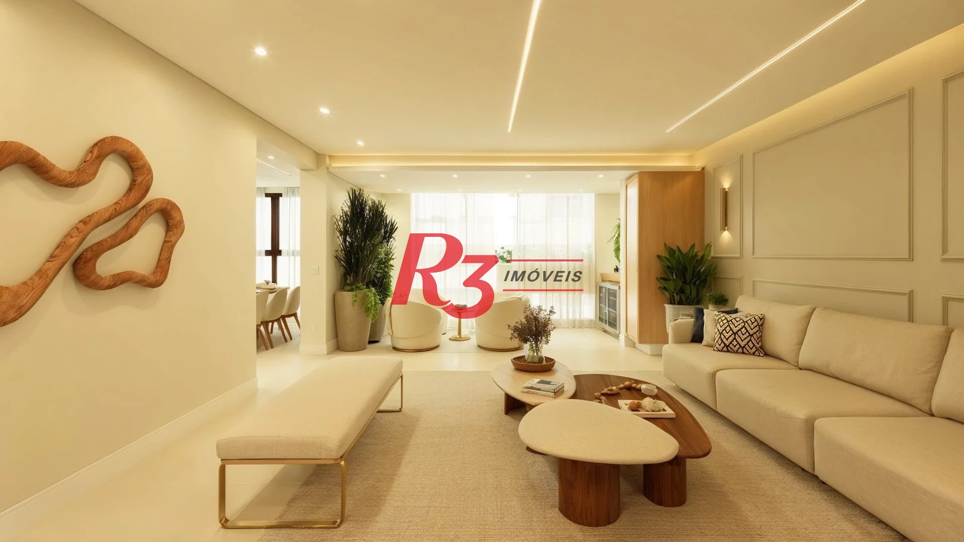 Apartamento com 3 dormitórios à venda, 235 m² por R$ 2.990.000,00 - Gonzaga - Santos/SP