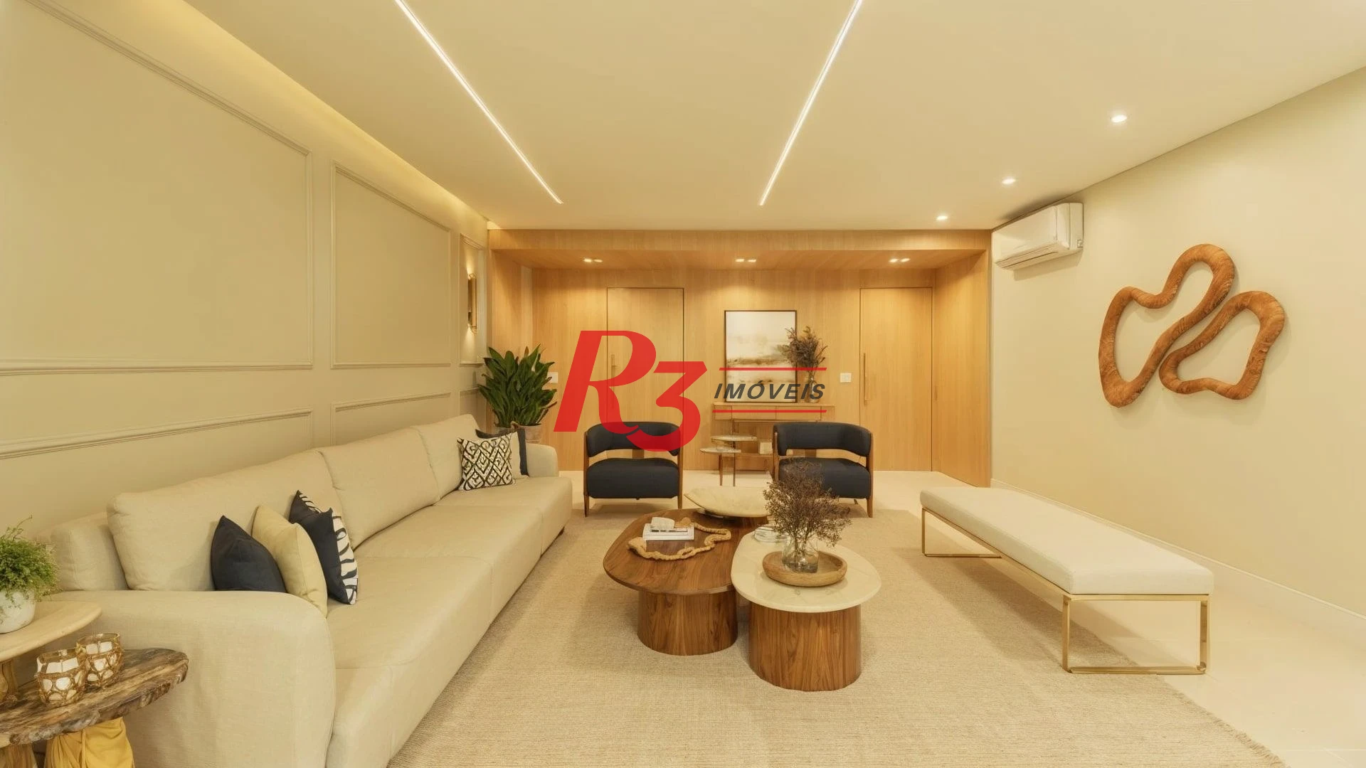 Apartamento com 3 dormitórios à venda, 235 m² por R$ 2.990.000,00 - Gonzaga - Santos/SP