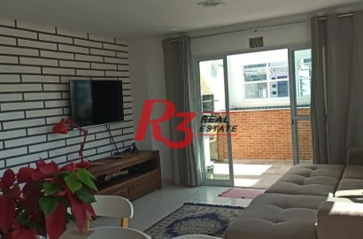 Apartamento Duplex à venda, 208 m² por R$ 1.290.000,00 - Marapé - Santos/SP
