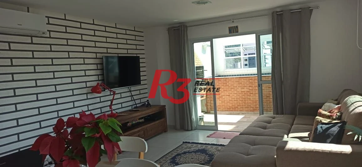 Apartamento Duplex à venda, 208 m² por R$ 1.290.000,00 - Marapé - Santos/SP