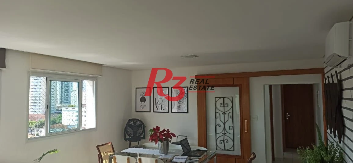 Apartamento Duplex à venda, 208 m² por R$ 1.290.000,00 - Marapé - Santos/SP