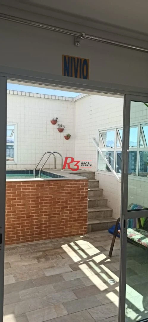 Apartamento Duplex à venda, 208 m² por R$ 1.290.000,00 - Marapé - Santos/SP