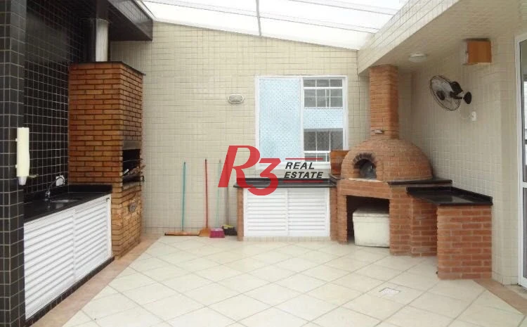 Apartamento à venda, 114 m² por R$ 1.350.000,00 - Pompéia - Santos/SP