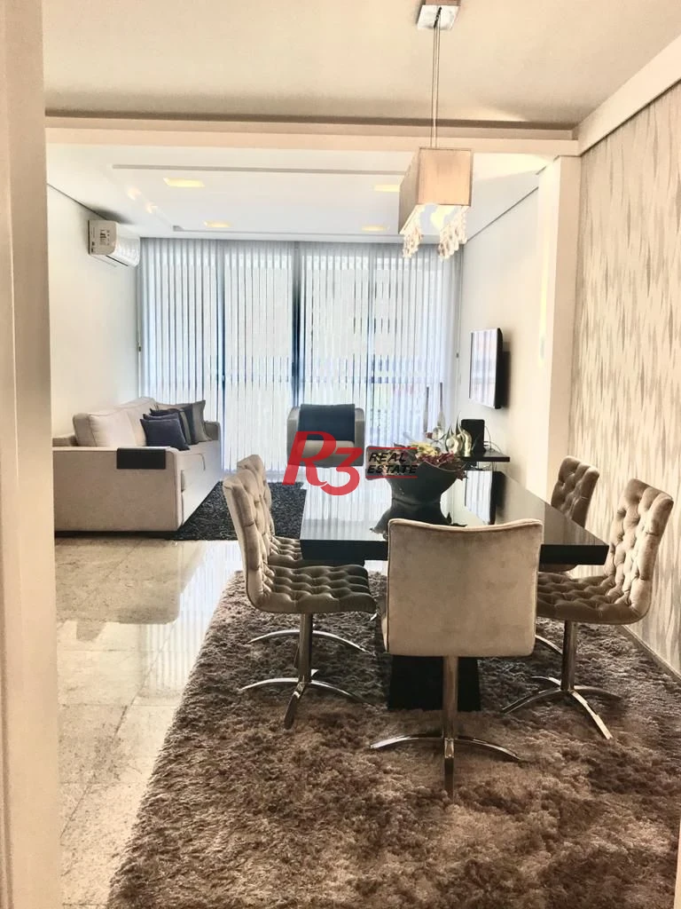 Apartamento à venda, 114 m² por R$ 1.350.000,00 - Pompéia - Santos/SP