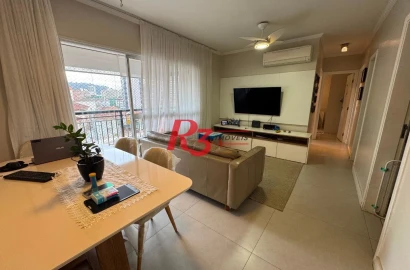 Apartamento Garden com 3 dormitórios à venda, 180 m² por R$ 900.000,00 - Gonzaga - Santos/SP