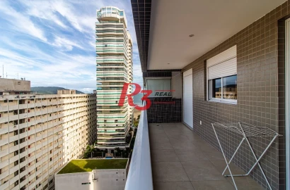 Apartamento com 2 dormitórios à venda, 73 m² por R$ 1.380.000,00 - Gonzaga - Santos/SP