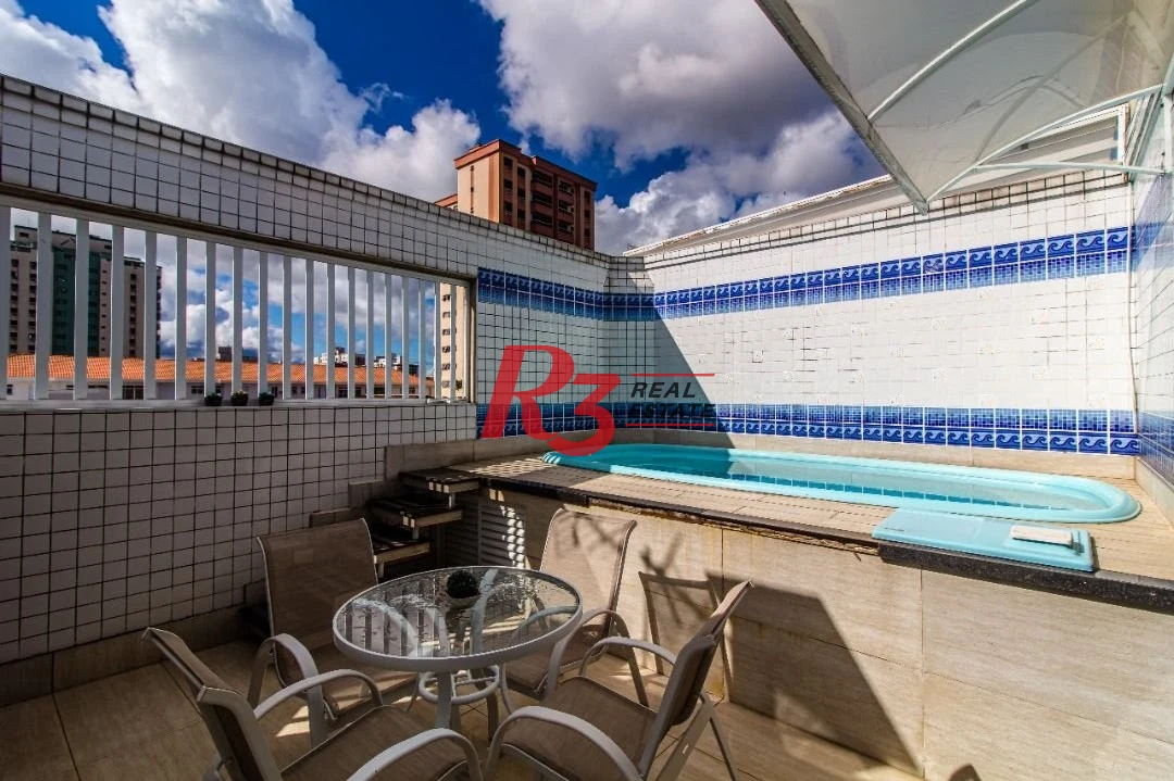 Sobrado com 5 dormitórios à venda, 267 m² por R$ 1.700.000,00 - Embaré - Santos/SP