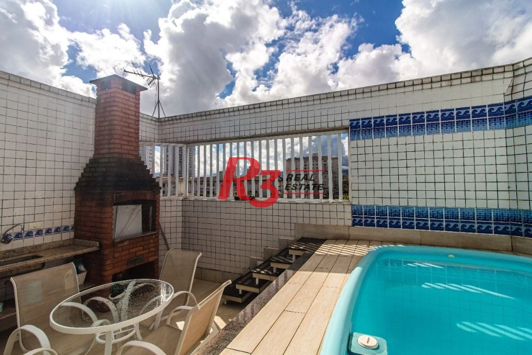 Sobrado com 5 dormitórios à venda, 267 m² por R$ 1.700.000,00 - Embaré - Santos/SP