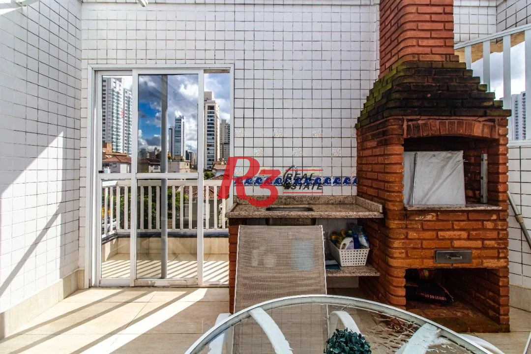 Sobrado com 5 dormitórios à venda, 267 m² por R$ 1.700.000,00 - Embaré - Santos/SP